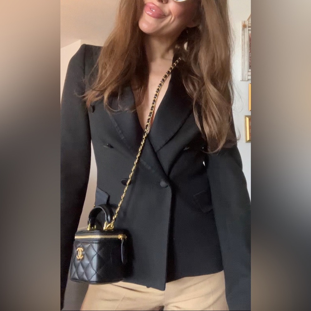 Black double breasted blazer - Picture 1 of 13